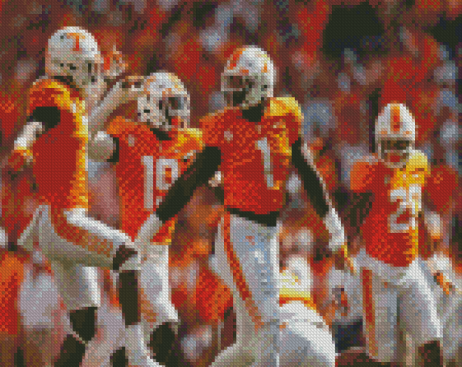 Tennessee Volunteers Football Players Diamond Painting