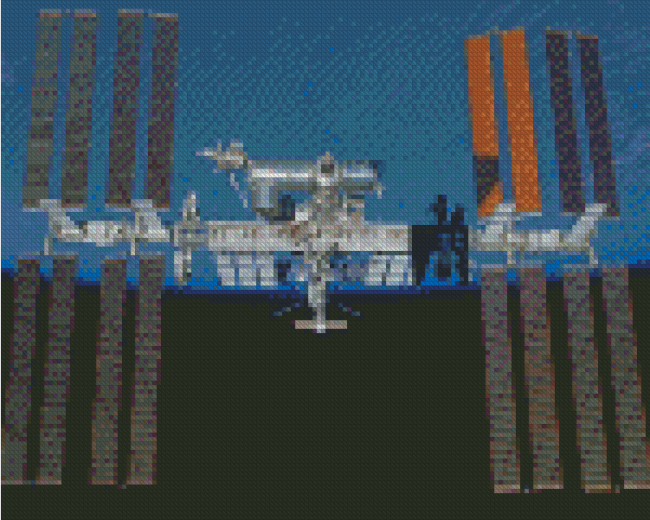 International Space Station NASA Diamond Painting