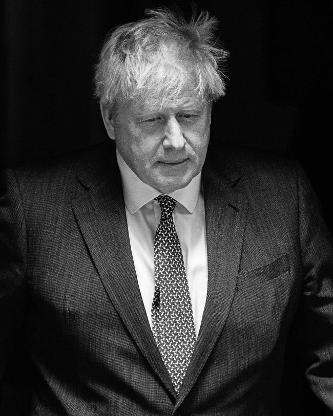 Black And White Boris Johnson Diamond Painting