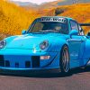 Blue Rauh Welt Sport Car Diamond Painting