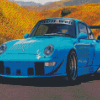 Blue Rauh Welt Sport Car Diamond Paintings