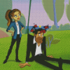 Cartoon Lucifer Morningstar And Chloe Diamond Painting