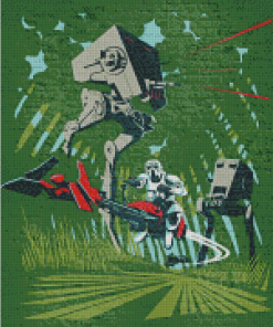 Endor Star Wars Illustration Diamond Painting