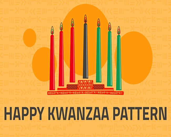 Happy Kwanzaa Poster Diamond Painting