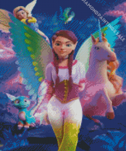 Aesthetic Fairy And Unicorn Diamond Painting