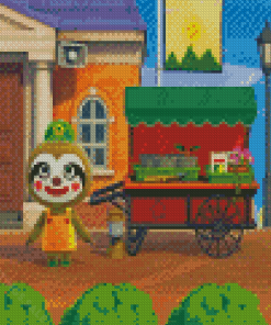 Aesthetic Leif Animal Crossing Diamond Painting