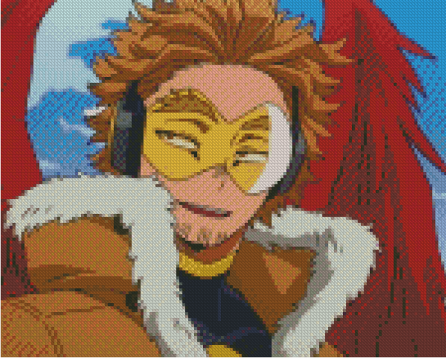 Aesthetic Mha Hawks Diamond Painting