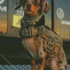 Aesthetic Military Dog Diamond Painting