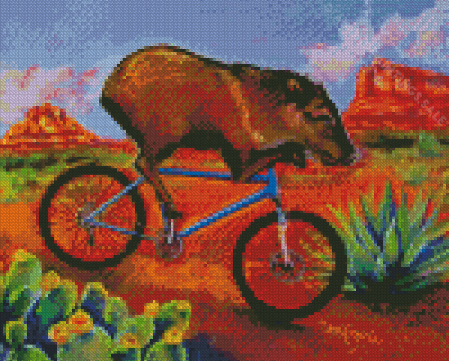 Aesthetic Peccaries Diamond Painting