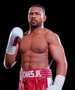 Aesthetic Roy Jones Jr Diamond Painting