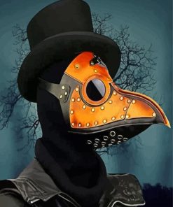 Aesthetic The Crow Mask Diamond Painting