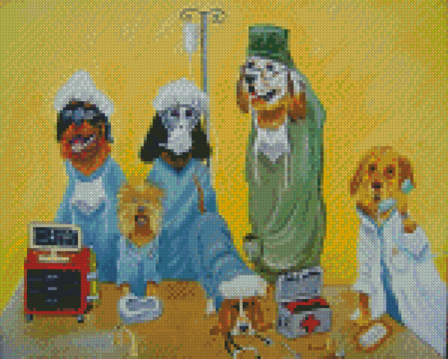 Aesthetic Veterinarian Diamond Painting