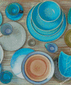 Aesthetic Crockery Diamond Painting