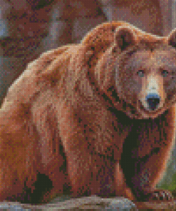 Aesthetic Grizzly Diamond Painting