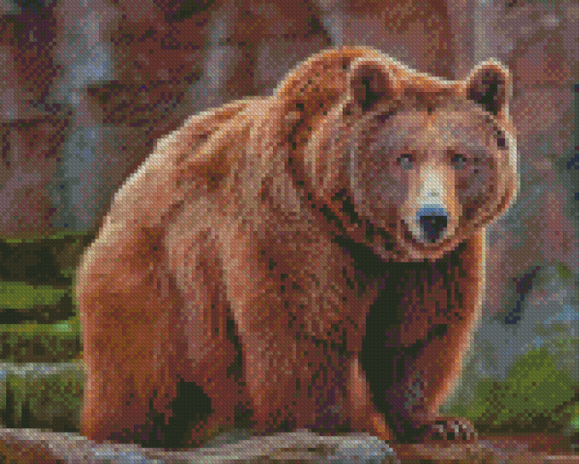 Aesthetic Grizzly Diamond Painting