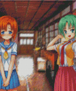 Aesthetic Higurashi Diamond Painting