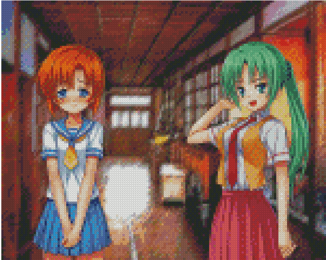 Aesthetic Higurashi Diamond Painting