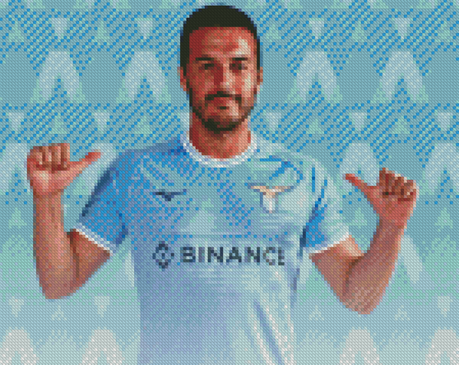 Aesthetic The Football Player Lazio Diamond Painting