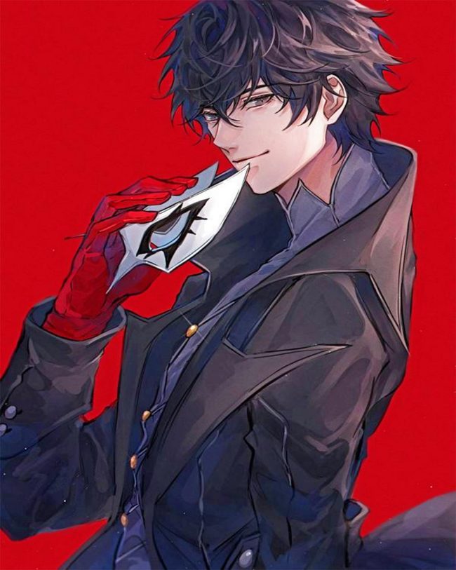 Akira Kurusu With A Mask Diamond Painting