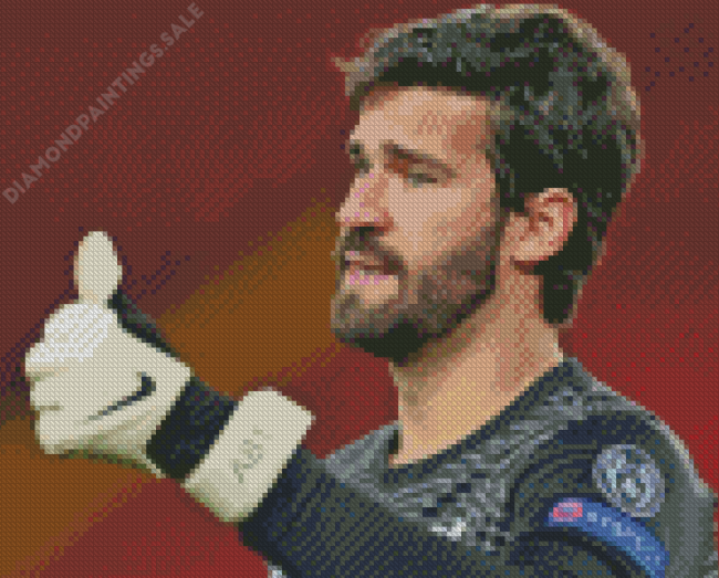 Alisson Becker Goalkeeper Diamond Painting