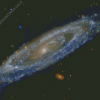 Andromeda Galaxy Cannibal Stars Diamond Painting