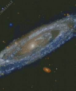 Andromeda Galaxy Cannibal Stars Diamond Painting