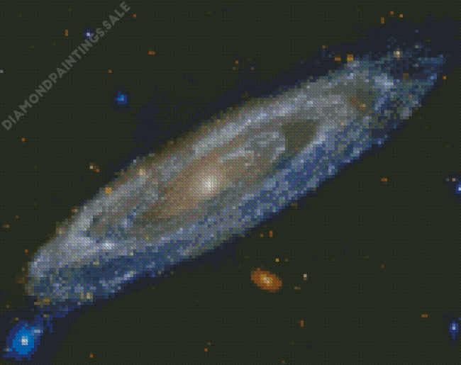 Andromeda Galaxy Cannibal Stars Diamond Painting