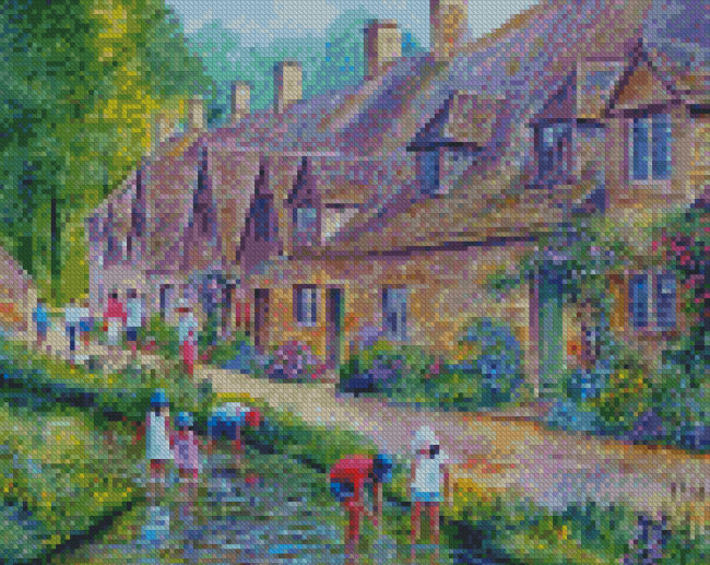 Arlington Row Buford Art Diamond Painting