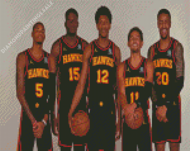 Atlanta Hawks Team Diamond Painting