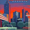 Atlanta Georgia Poster Diamond Painting