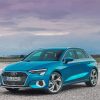 Audi S3 Blue Car Diamond Painting