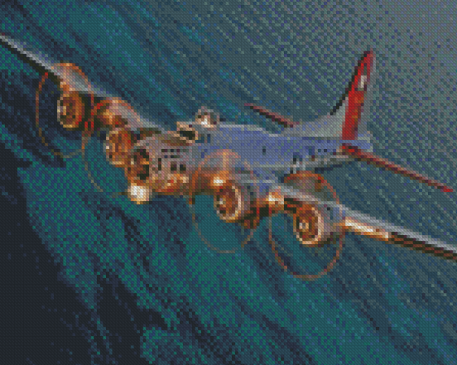 B 17 Flying Fortress Diamond Painting