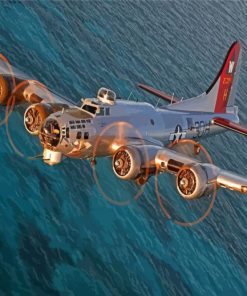 B 17 Flying Fortress Diamond Painting