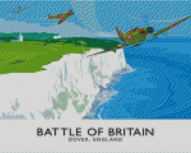 Battle Of Britain Poster Diamond Painting