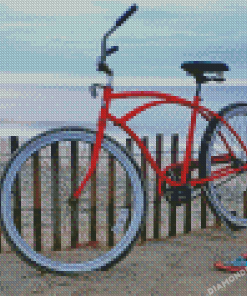 Beach Bike Diamond Painting