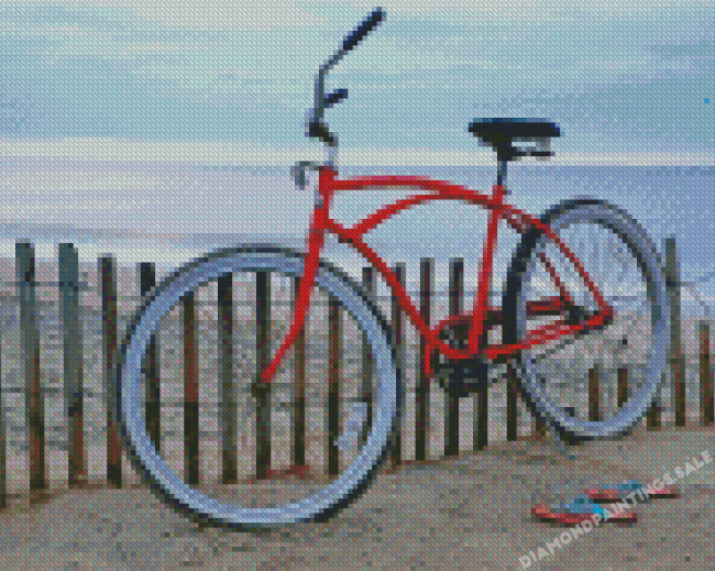 Beach Bike Diamond Painting