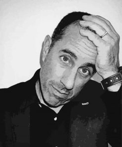 Black And White Jerry Seinfeld Comedian Diamond Painting