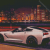 C7 Corvette With City View Diamond Painting