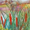 Cattail Art Diamond Painting