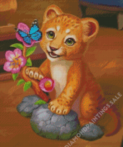 Charlie The Lion Diamond Painting