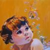 Child Bubble Bath Diamond Painting