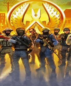 Counter Strike Global Offensive Game Diamond Painting