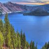 Crater Lake Oregon Landscape Diamond Painting