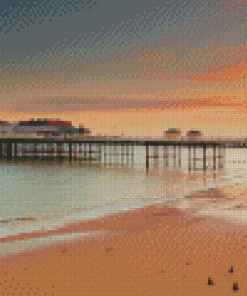 Cromer Norfolk Pier At Sunset Diamond Painting