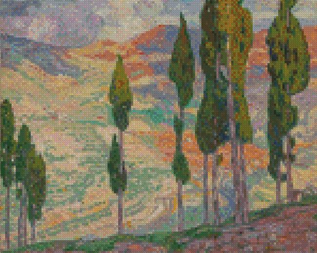 Cypress Tree AY Jackson Diamond Painting