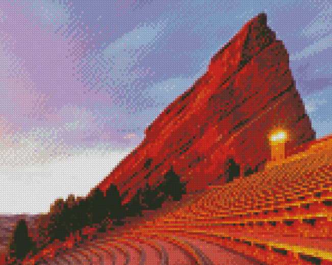 Denver Colorado Red Rocks Park And Amphitheatre Diamond Painting