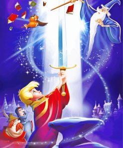 Disney Film The Sword In The Stone Diamond Painting