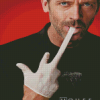 Dr House Hugh Laurie Diamond Painting