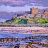 England Bamburgh Castle Art Diamond Painting