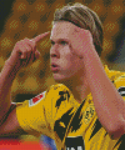 Erling Haaland Player Diamond Painting